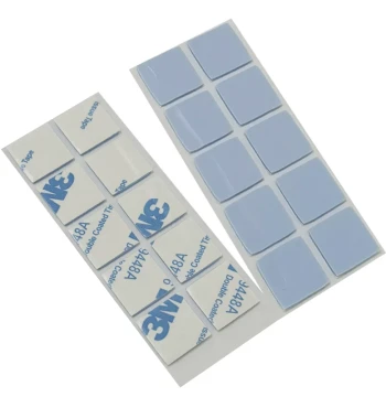 Thermal Silicone Pad for Raspberry Pi, 14x14x1mm, Single-Sided 3M Adhesive