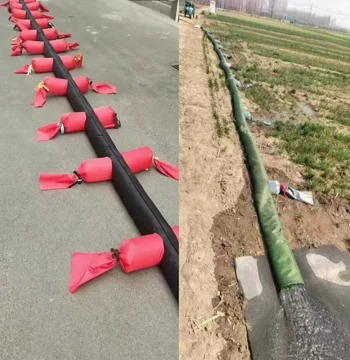 Water Bag 15m Agricultural Rural Irrigation Water Hose Sleeve Multi-Sleeve Miracle Water Cloth Bag Cloth Dragon Furrow Dragon Drought Resistance