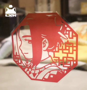 Luo Xiaohei Year After Year Series Static Window Stickers Window Decals