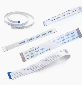 FFC/FPC Flat Flexible Cable 0.5/1.0MM LCD Connection Wire AWM 20624 80C 60V VW-1 Flat