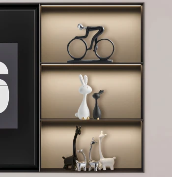 Italian Minimalist Living Room Art Ornament TV Cabinet Niche Wine Cabinet Decoration Sideboard Arrangement Premium Niche Style