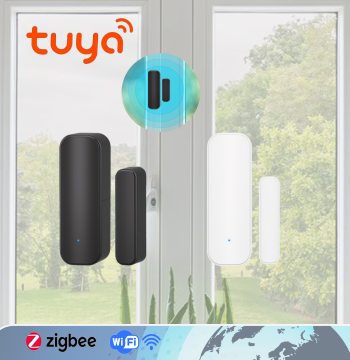 Tuya Smart Door/Window Magnetic ZigBee Sensor WiFi Light Vibration Sound-Light Alarm Linkage Light Control