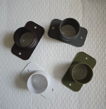 Flat Drainage Joint 40mm ABS Plastic for Sunrooms and Canopies