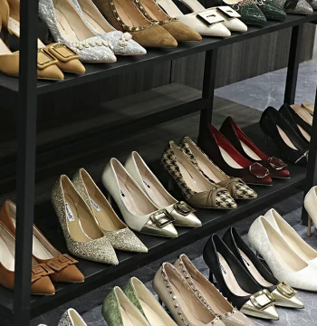 [High Heels Collection] Showroom Walk-in Closet Shoe Cabinet Display Modern Light Luxury Women's Shoes Single Shoes Display Props