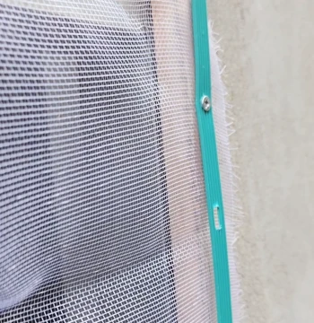 Wooden Window Mosquito Screen with Nails and Press Strip