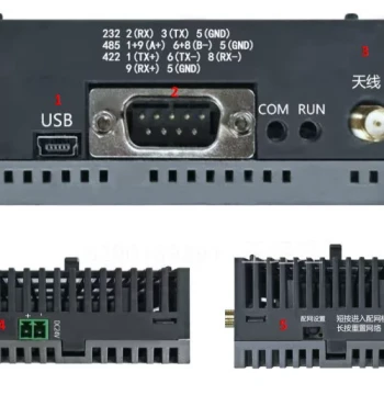 Zhongda Youkong YK-DTU-WIFI: Mobile-Controlled Industrial Touch Screen HMI with 232/485 Cloud Configuration