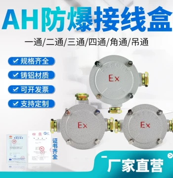 G3/4 Explosion-Proof Junction Box One-Way Two-Way Three-Way Four-Way Angle DN15 DN20 Cast Aluminum Explosion-Proof Distribution Box
