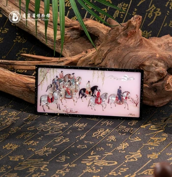 Liaoning Provincial Museum 'Lady of Guo's Spring Outing' Refrigerator Magnet - Travel Souvenir Gift for Friends