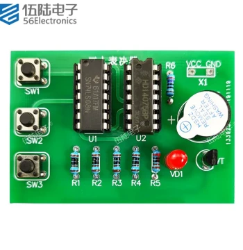 Three-Person Voting Machine Soldering Kit, Electronic DIY Assembly Components TJ-56-389