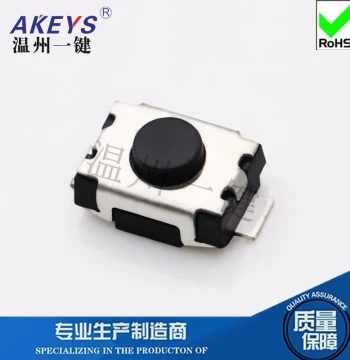 TS-A010A 3*4*2 Tactile Switch 2-Pin SMD Button Small Turtle 3*4*2 Vertical Press No Post