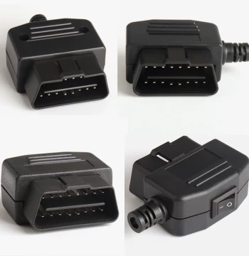 Car Male Connector OBD2 Connector Plug + Housing + Wire Clip + Screws OBD Plug J1962M