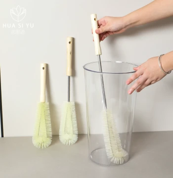 Long-Handle Brush Specialized for Flower Buckets, Vase Cleaning Brush with Long Shaft and Soft Bristles for Hard-to-Reach Corners, Florist Supplies