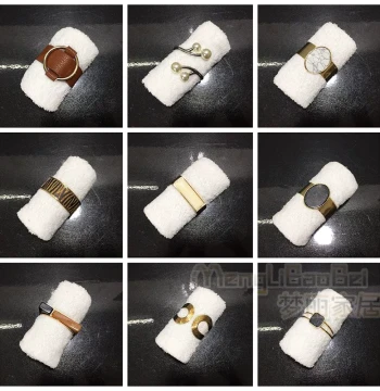 Model Room Bathroom Decor - Rolled Hand Towels with Dark Green Ribbon for Vanity Sink Display