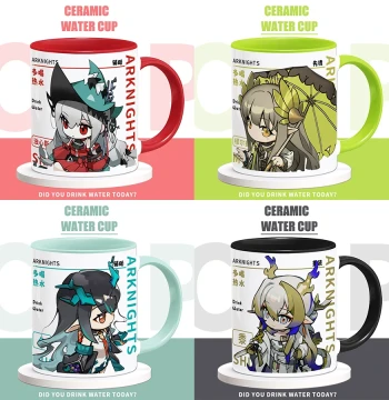 Arknights Merchandise Water Cup Muelsischer Skadi Xi Provisions Texas Ceramic Mug Coffee Cup
