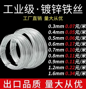 Rust-Proof Galvanized Iron Wire for DIY Crafts, Fine Floral Binding Wire, Soft Pottery Sculpture Armature, Household Bundling Material