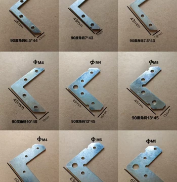90-Degree Flat Angle Code for Fabric Light Boxes, Corner Code for Stretch Fabric and Soft Film Frameless Aluminum Profile Splicing and Connection