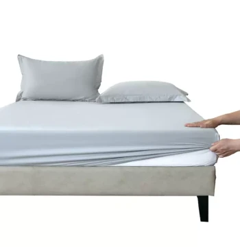 A6L Pure Cotton Fitted Sheet, Single Bed Cover 150x19 cm, Thick Dust-Proof Cover 108XNR, Simmons Mattress Protector