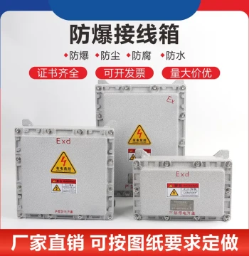 Explosion-Proof Distribution Box for Power and Lighting Control, Explosion-Proof Wiring Box, Operation Column, Circuit Breaker Instrument Box Customization
