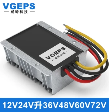 12V 24V to 36V 48V 53V 60V 72V DC Boost Module DC-DC Vehicle Stabilizer Power Converter