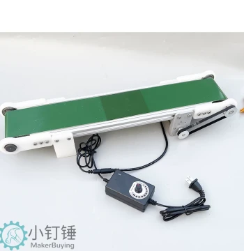 Upgraded Mini Desktop Conveyor Belt Assembly Line Conveyor PP Plastic Automation Friction Experiment Science CNC