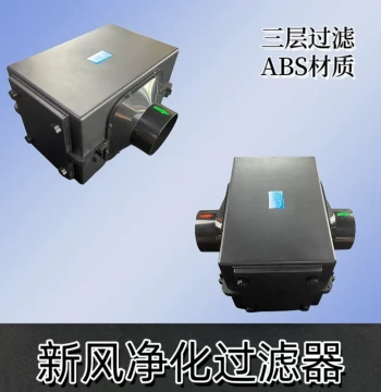 Fresh Air System Air Purification Box with Filter – Indoor Pre-Filter High-Efficiency Purifier Against Dust, Smog, and PM2.5