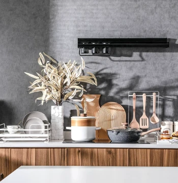 Model Room Kitchen Sideboard Buffet Table Decorative Props and Ornaments, Modern Minimalist Nordic Style Soft Furnishing