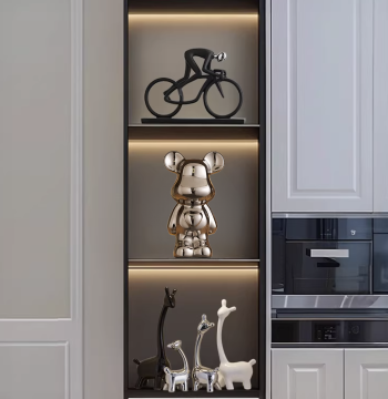 Italian Minimalist Wine Cabinet Ornament Living Room TV Cabinet Niche Decoration Home Entryway Sideboard High-End Niche Style