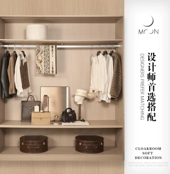 MOON Space Showroom Walk-in Closet: Blazer, Women's Shirt, Whole-House Custom Display Decor