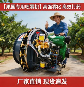 Air-Assisted Sprayer Vehicle-Mounted Gasoline Pesticide Sprayer for Grape and Peach Orchards, Diesel High-Pressure Fruit Tree Spraying Machine