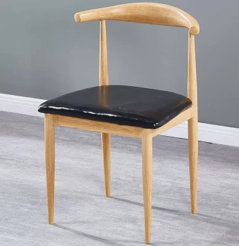 Dining Chair Wrought Iron Horn Chair Modern Minimalist Home Chair Backrest Chair Leisure Coffee Restaurant Table and Chair Internet-Famous Stool