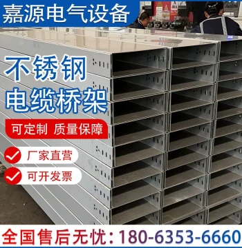 304 Stainless Steel Cable Tray 100*100 - Ladder-Type Galvanized Hot-Dip Zinc Fire-Resistant Powder-Coated Cable Metal Tray Factory