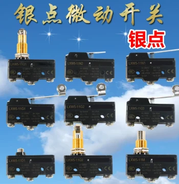 Genuine Micro Switch Limit Switch Travel Switch LXW5-11G1 G2 D1 M N1 Q1 Q2 with Silver Contacts