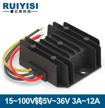 24V 25V 28V 30V 36V 48V 50V 60V 65V 70V 72V 80V 85V 90V to 5V-36V Step-Down Module