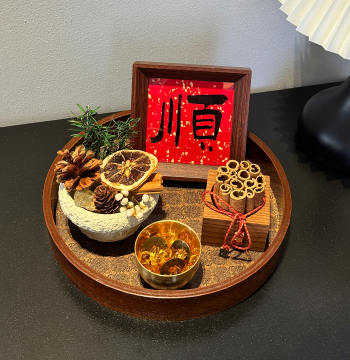 New Chinese Style Aroma Diffuser Stone Entryway Wealth Attracting Ornament Living Room TV Cabinet Decor Ritual Housewarming Gift