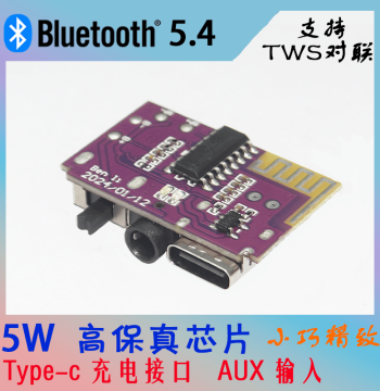 DIY Homemade Speaker Accessories Bluetooth Speaker Motherboard Mono 5W Supports TWS Stereo Pairing