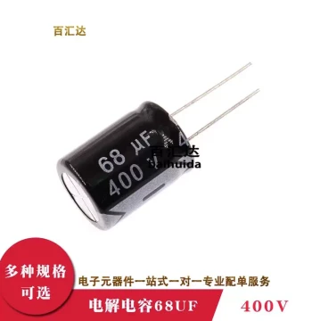 Radial Aluminum Electrolytic Capacitor 68UF 400V Size 18*26mm Temp Rating 105°C 20%