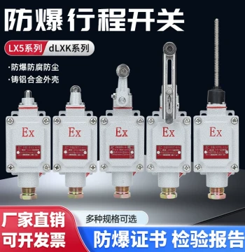 Explosion-Proof Travel Switch DLXK Explosion-Proof Limit Switch LX5--Z Type L Type B Type D Type H Type N Type Explosion-Proof Switch