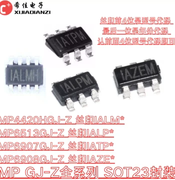 Original MP6908GJ-Z, MP6513GJ-Z, MP6907GJ-Z, MP4420HGJ-Z - SOT23-6 Package