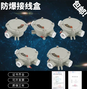 Explosion-Proof Junction Box DN20 DN15 Two-Way Three-Way Four-Way Pendant Terminal AH Round Distribution Box Wire Through Box
