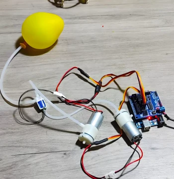 Arduino Air Pump Simulated Breathing Balloon Inflation & Suction Kit Educational Graduation Competition Materials Microcontroller