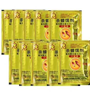 Free Shipping 10 Packs Cockroach Bait Killer, Household Pest Control for German Cockroaches, Insecticide