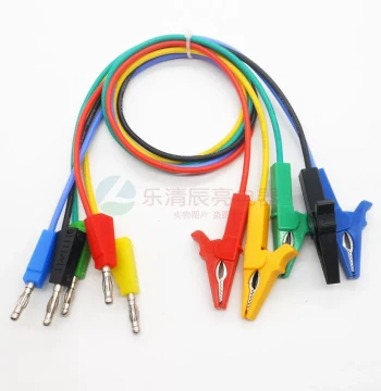 4mm Banana Plug to Alligator Clip Wire Two-end Connection Power Test Line Multimeter DC Stabilized Power Supply Wire