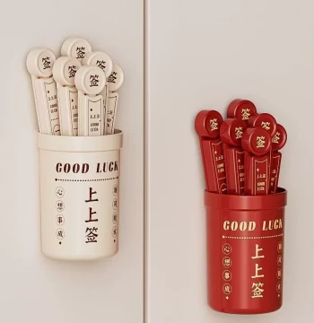 Lucky Draw Fridge Magnet with Creative Magnetic Storage Box, Snack Sealing Clip, Food Moisture-Proof Seal Clip, Home Decor Sticker