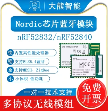 E73 Module nRF52840 52832 Bluetooth MESH Low Power Module with Built-in Ceramic Antenna BLE 5.4 Protocol