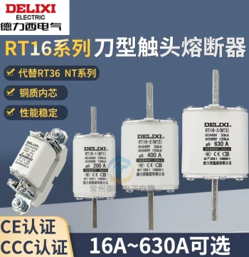 Delixi Fuse Core RT16 Knife Switch 1 630A Fuse Element 160A Fuse 3 Fuse 100A Base NT00