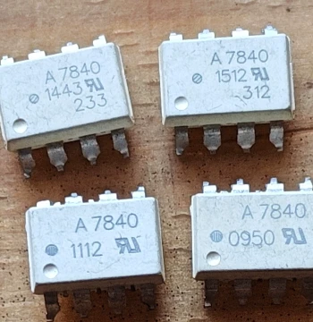 A7840 HCPL-7840 SOP8 Optocoupler Original Marking Original Pins Real Photo Second-Hand Removed from Machine Tested Qualified