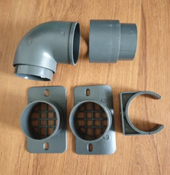 Sunroom Awning Carport Plastic Accessories Gray 50 Elbow 50 Drain Connector 50 Straight Coupling 50 Pipe Clip
