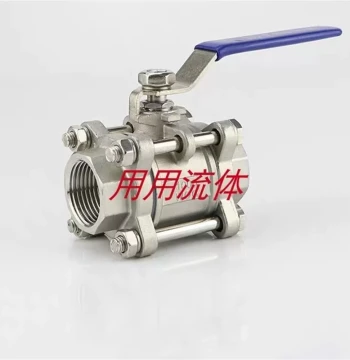 Q11F Stainless Steel ANSI NPT Internal Thread Three-Piece Ball Valve Straight G Straight Screw Pipe Water Switch Valve