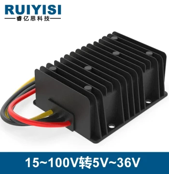 24V/36V/48V/60V/72V/80V/90V to 24V/28V/36V/19V/15V/13.8V/12V Step-Down Module Converter