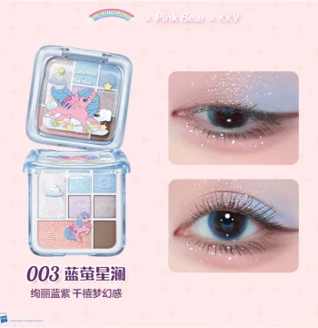 KKV My Little Pony x Picco Bear Eyeshadow Palette Collaboration Shimmer Daily Atmosphere Y2K Eye Makeup